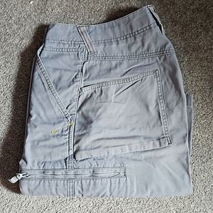 Quicksilver grey cargo shorts size 30